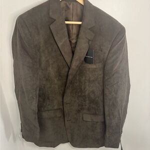 NWT Corduroy Men's Warehouse‎ Jones New York Dark Brown Blazer